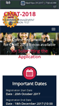 Mobile Screenshot of aicte-cmat.in
